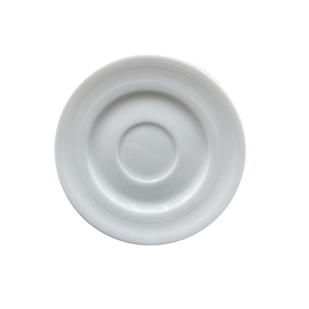 Lizbon dia.4.5" Round White Porcelain Saucer