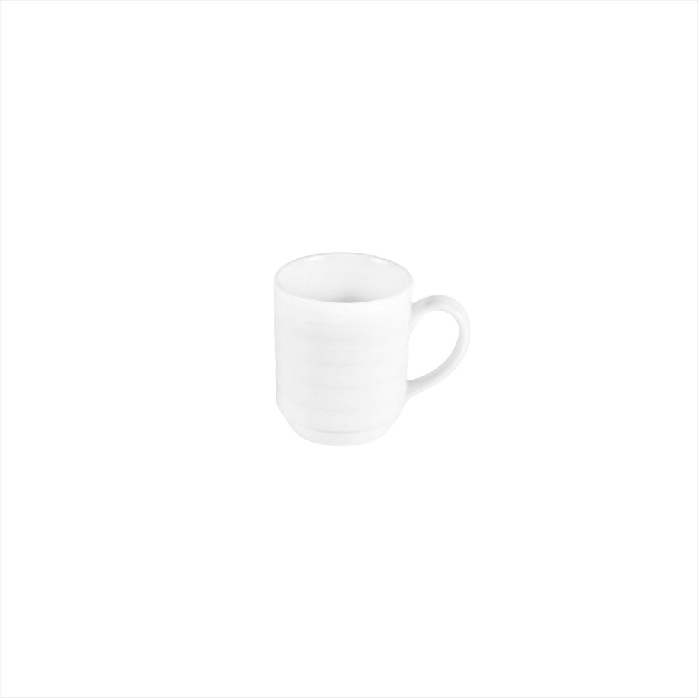 Lizbon dia.3" h:3.5" 10 oz. Round White Porcelain Mug