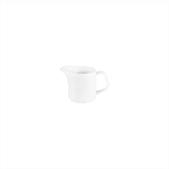 Lizbon dia.1.75" h:3" 5 oz. Round White Porcelain Creamer