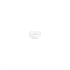 Lizbon dia.3" h:1.25" 3 oz. Round White Porcelain Bowl