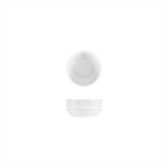 Lizbon dia.4" h:1.75" 8 oz. Round White Porcelain Bowl