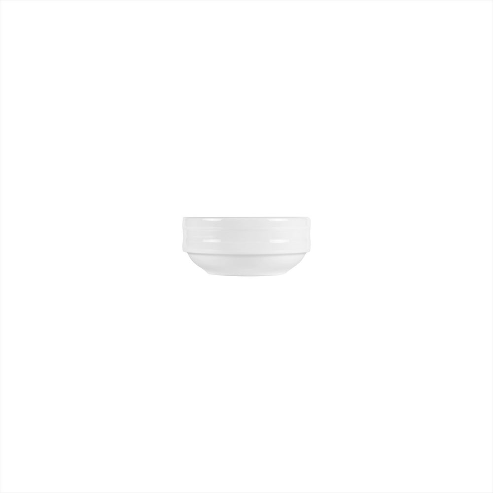 Lizbon dia.4.75" h:2" 13 oz. Round White Porcelain Bowl