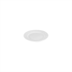 Lizbon dia.6.25" Round White Porcelain Plate