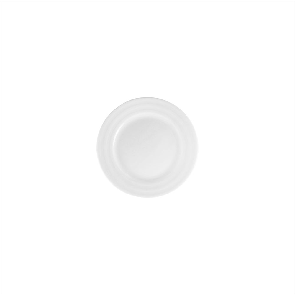 Lizbon dia.6.25" Round White Porcelain Plate