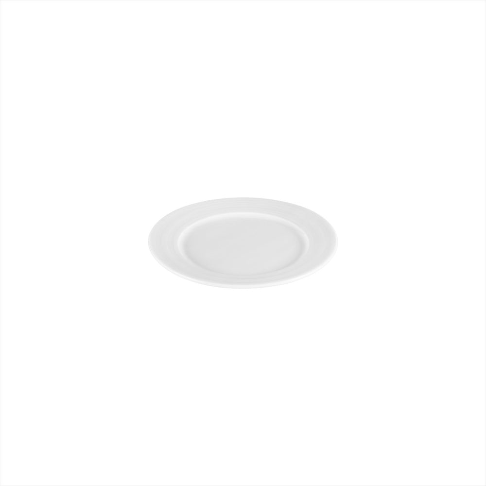 Lizbon dia.7" Round White Porcelain Plate