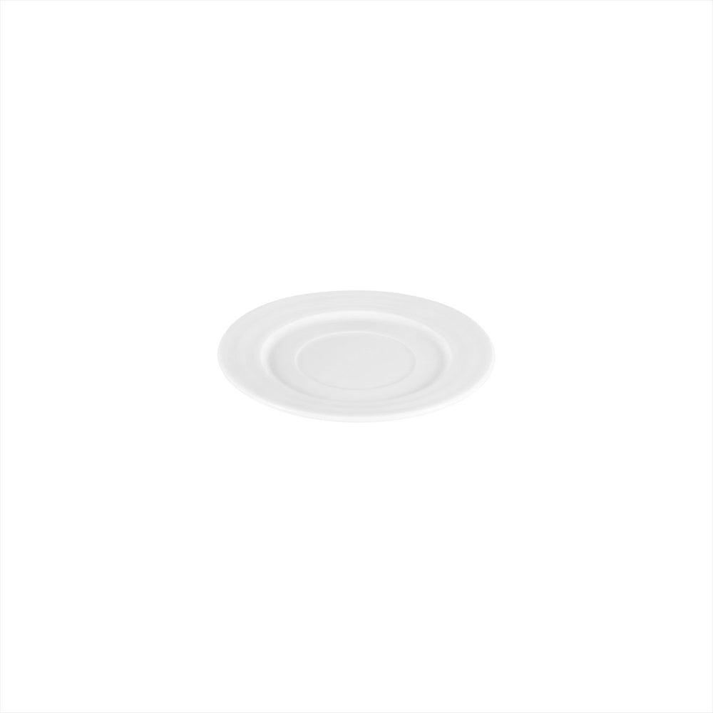 Lizbon dia.7" Round White Porcelain Saucer