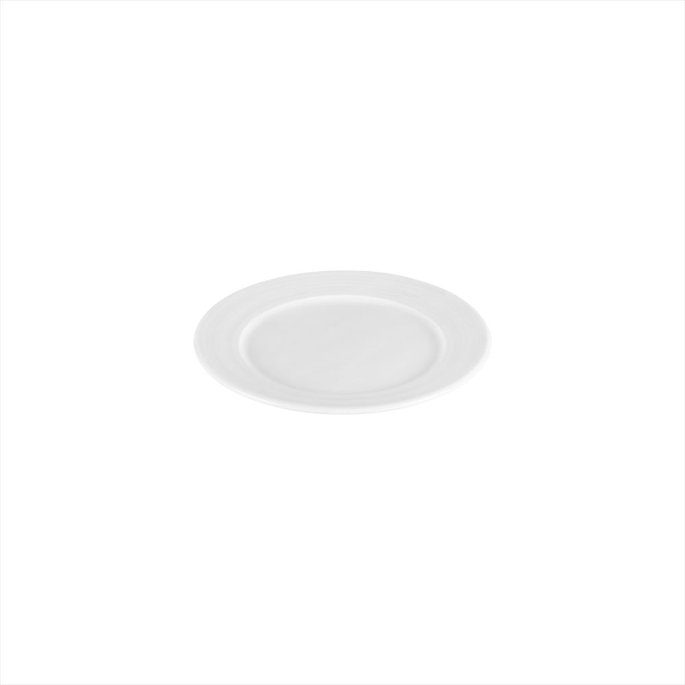Lizbon dia.7.75" Round White Porcelain Plate