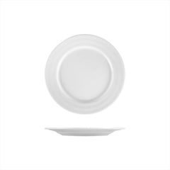 Lizbon dia.8.5" Round White Porcelain Plate
