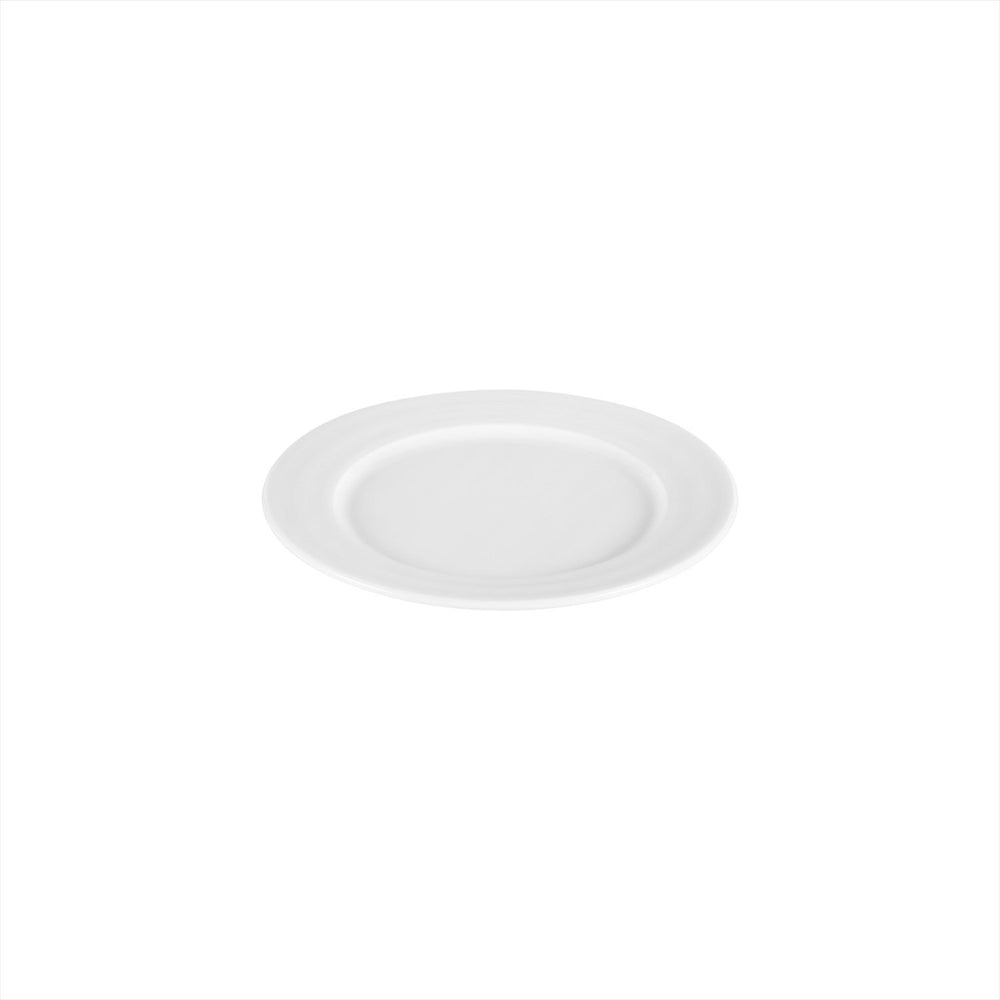 Lizbon dia.8.5" Round White Porcelain Plate