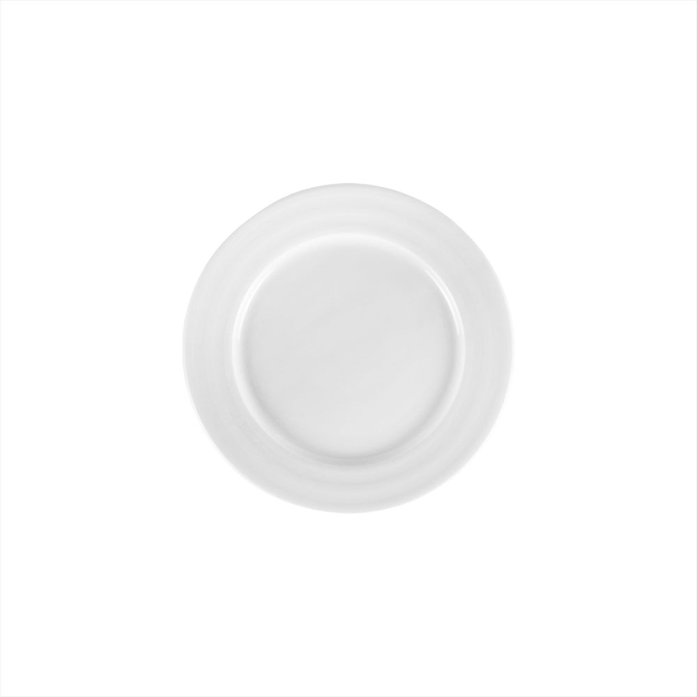 Lizbon dia.8.5" Round White Porcelain Plate