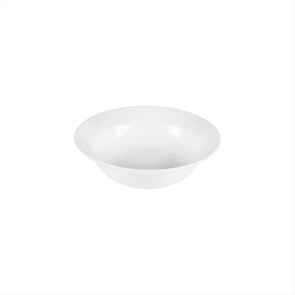 Lizbon dia.9" h:2.75" 42 oz. Round White Porcelain Bowl