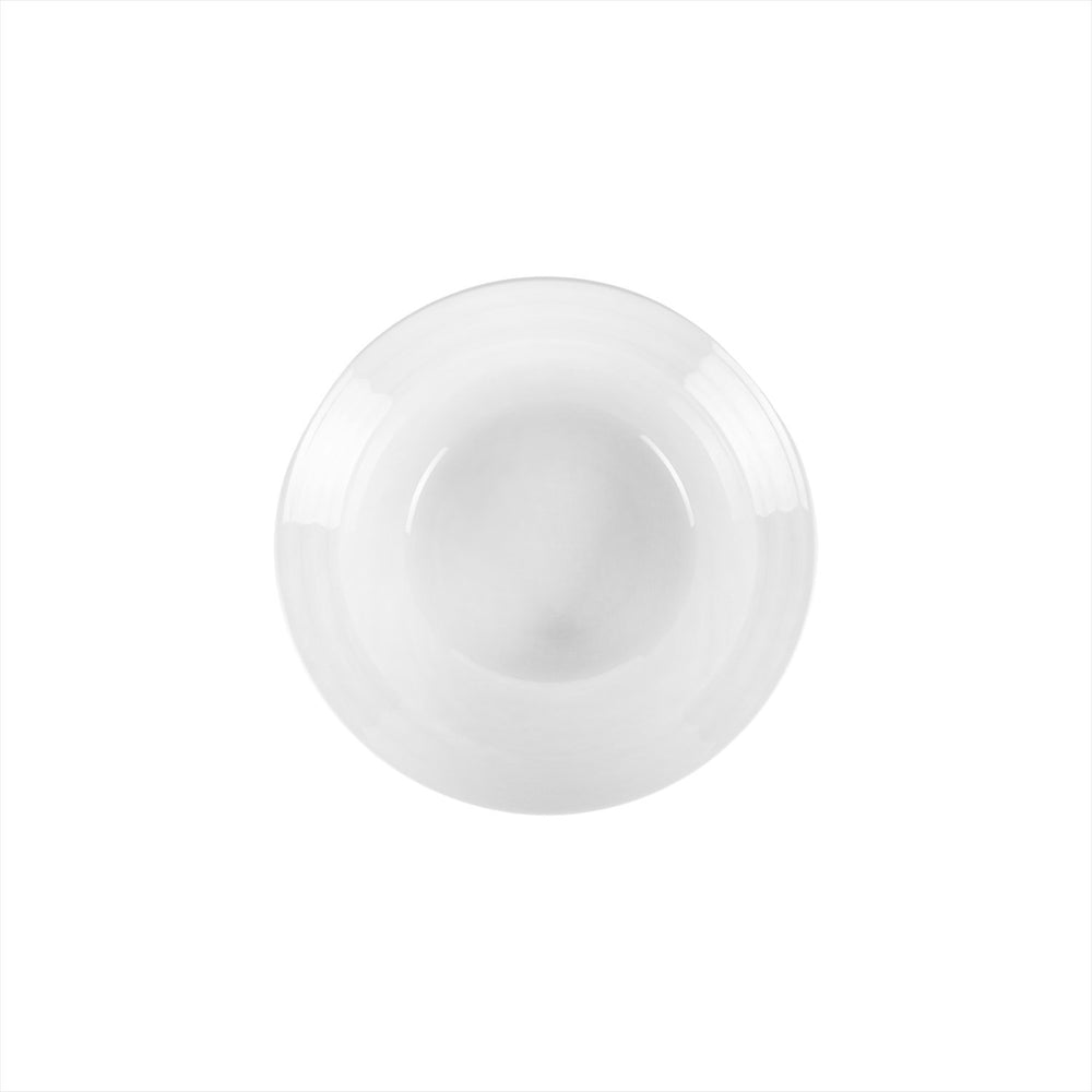Lizbon dia.9" h:2.75" 42 oz. Round White Porcelain Bowl