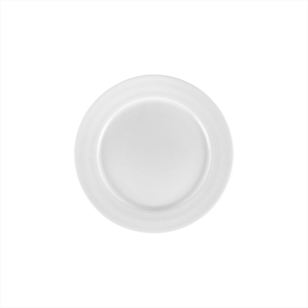 Lizbon dia.9.25" Round White Porcelain Plate