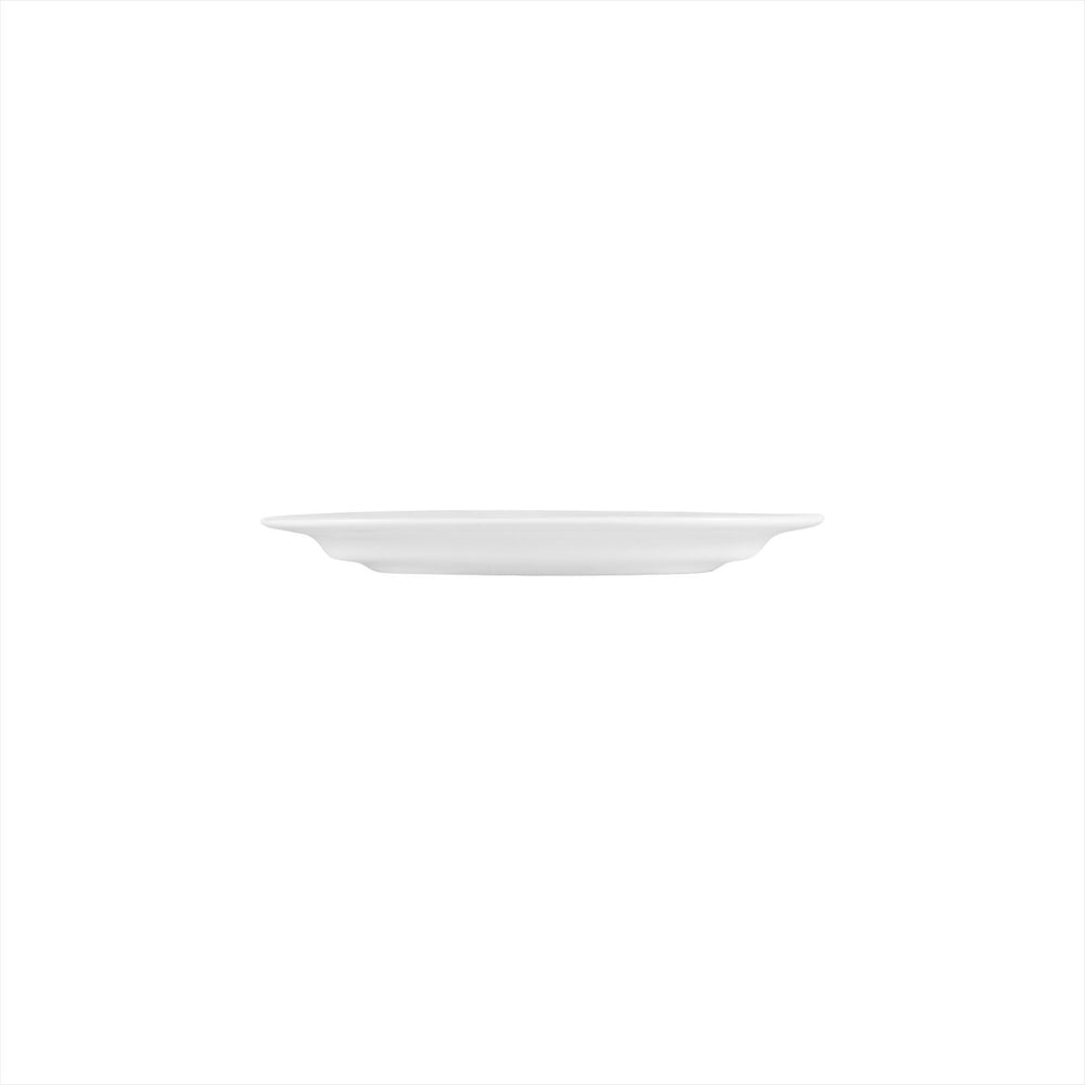 Lizbon 9.5" x 6.75" x h:1" Oval White Porcelain Platter