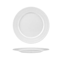 Lizbon dia.10.5" Round White Porcelain Plate