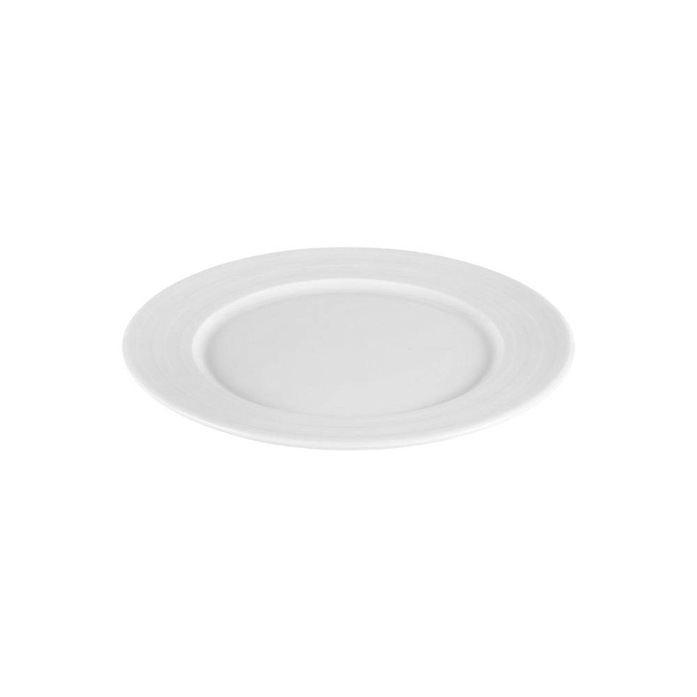 Lizbon dia.11.75" Round White Porcelain Plate
