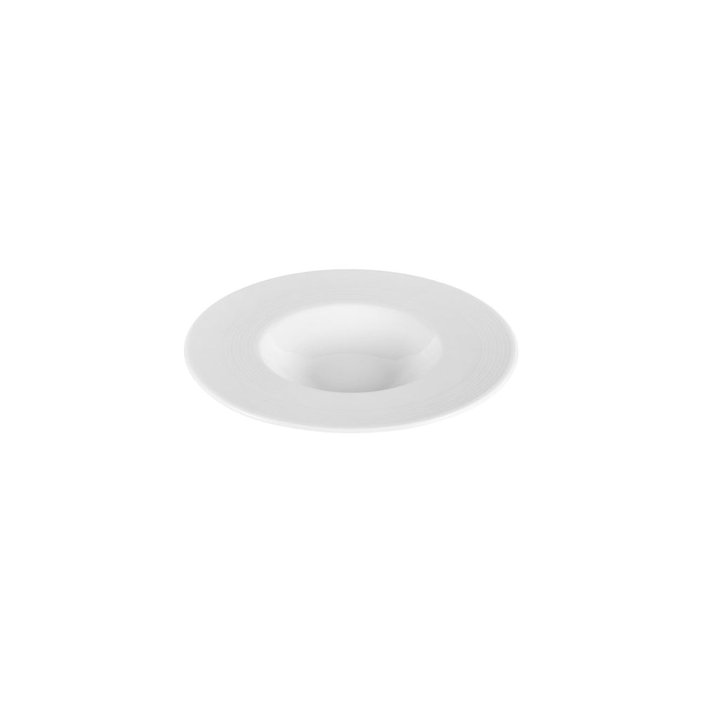 Madrid dia.8.75" h:1.25" 6 oz. Round White Porcelain Bowl