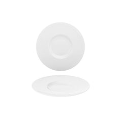 Madrid dia.11.25" Round White Porcelain Plate