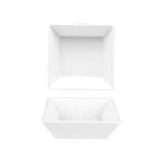 Merid 5.5" x 5.5" x h:1.75" 14 oz. Square White Porcelain Bowl