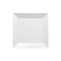 Merid 9.5" x 9.5" Square White Porcelain Plate