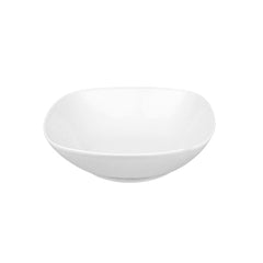 Mimoza 6.75" x 6.75" x h:2" 23 oz. Square White Porcelain Bowl