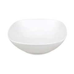 Mimoza 8.25" x 8.25" x h:2.5" 36 oz. Square White Porcelain Bowl