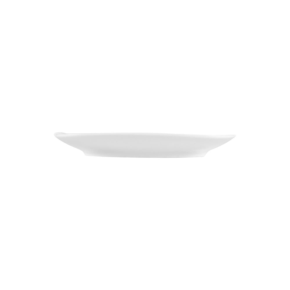Mimoza 10" x 10" Square White Porcelain Plate