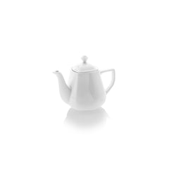 Mimoza dia.4" h:4" 10 oz. Round White Porcelain Coffee/Tea Pot