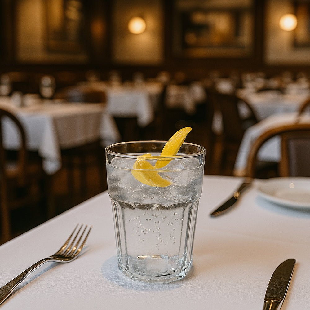 Casablanca dia.3.25" h:3.5" 8 oz. Round Clear Polycarbonate Tumbler