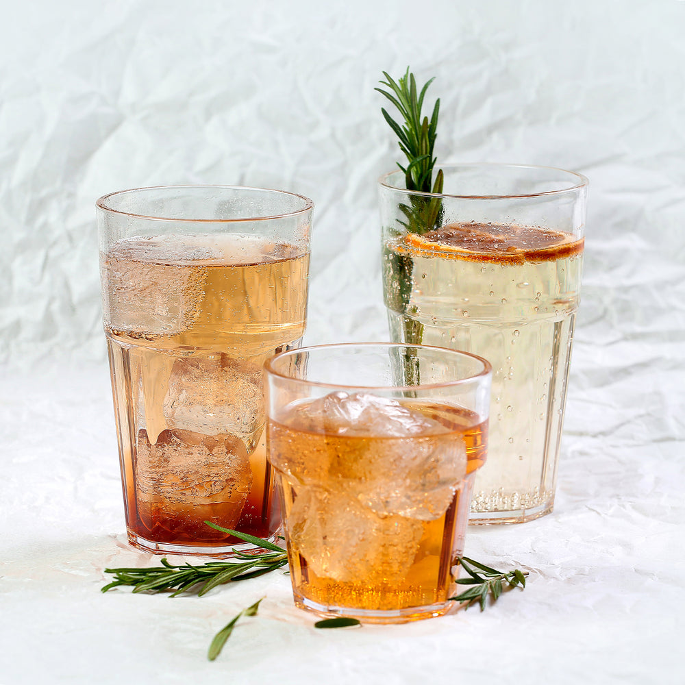 Casablanca dia.3.25" h:3.5" 8 oz. Round Frosted Polycarbonate Tumbler