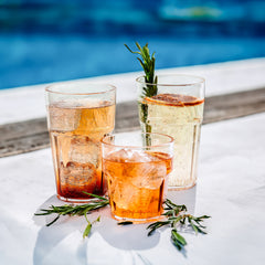 Casablanca dia.3.25" h:5.25" 14 oz. Round Clear Polycarbonate Tumbler