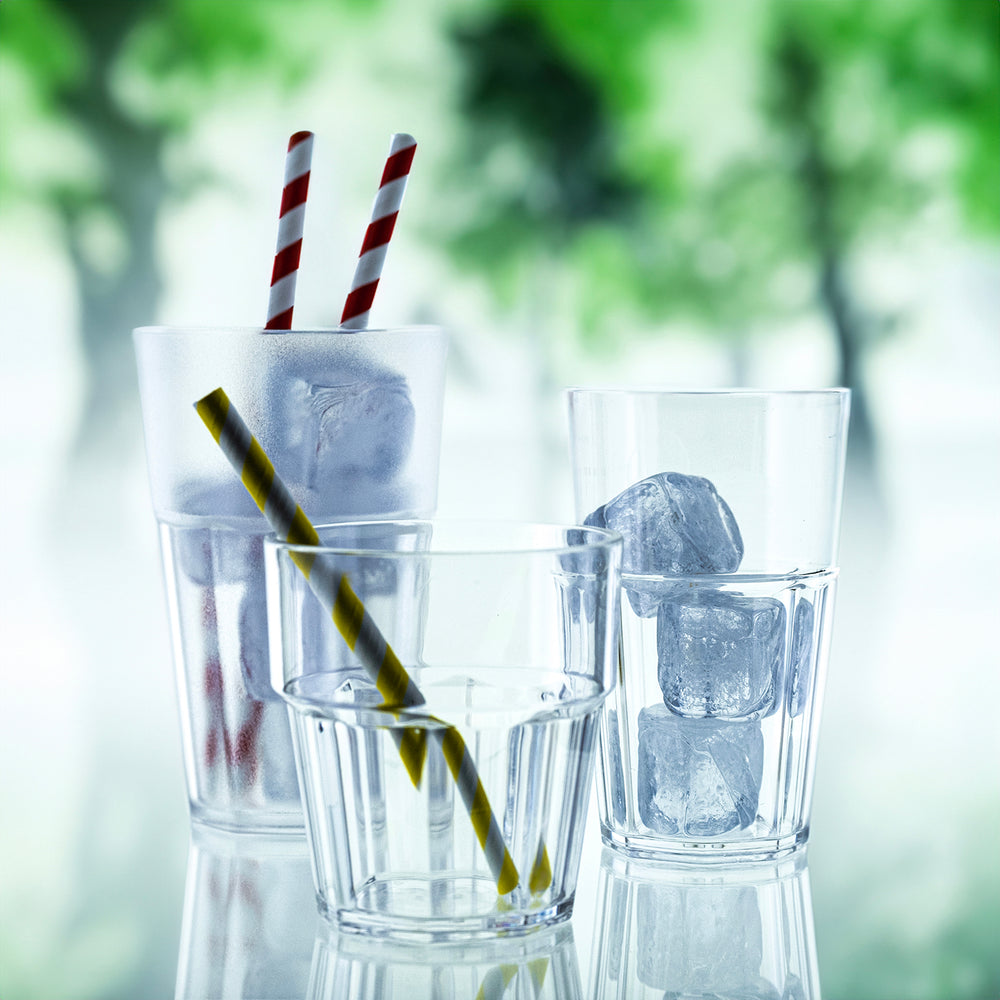 Casablanca dia.3.25" h:5.25" 14 oz. Round Frosted Polycarbonate Tumbler