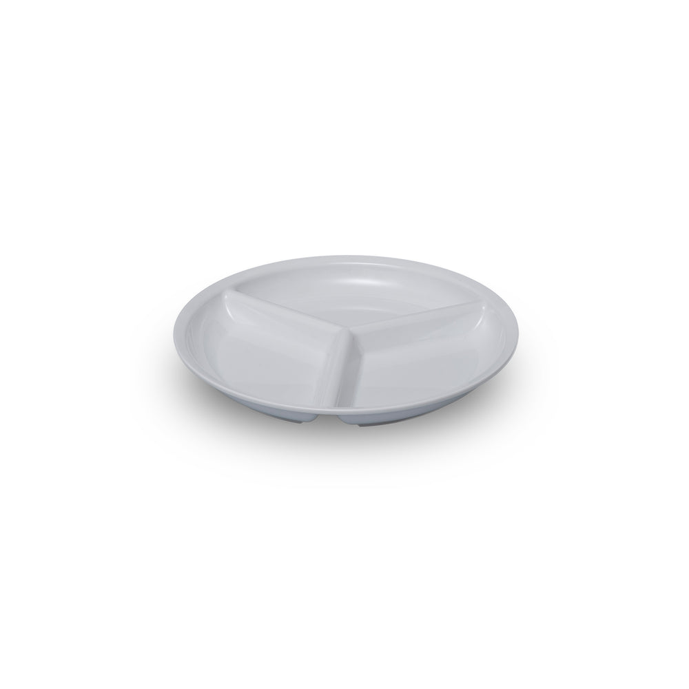 Rubikap Delta dia.9" Round White Polycarbonate Plate