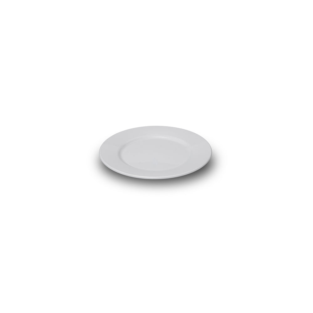 Rubikap Delta dia.6.75" Round White Polycarbonate Plate