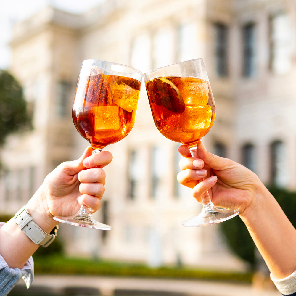 Premium dia.3.25" h:8.75" 16 oz. Round Clear Polycarbonate Cocktail/Wine