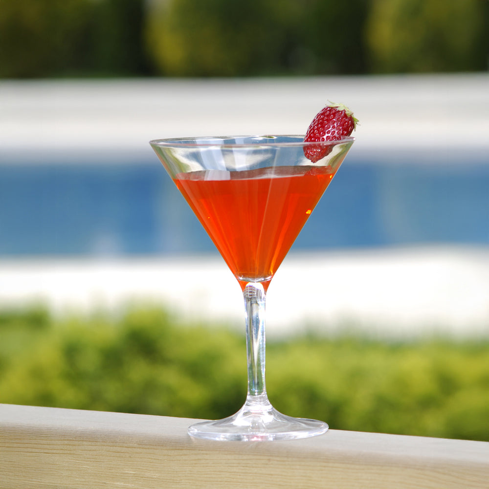 Premium dia.4.5" h:6.5" 9 oz. Round Clear Polycarbonate Martini