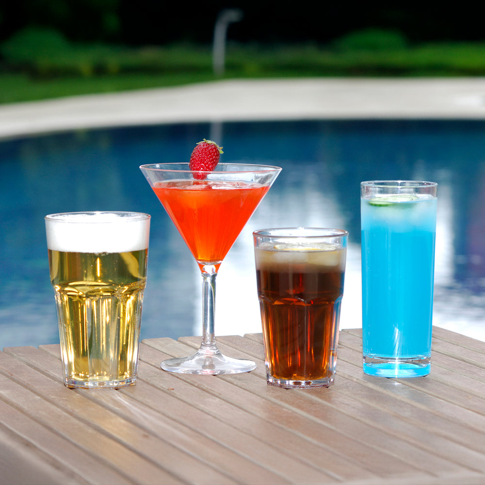 Premium dia.4.5" h:6.5" 9 oz. Round Clear Polycarbonate Martini