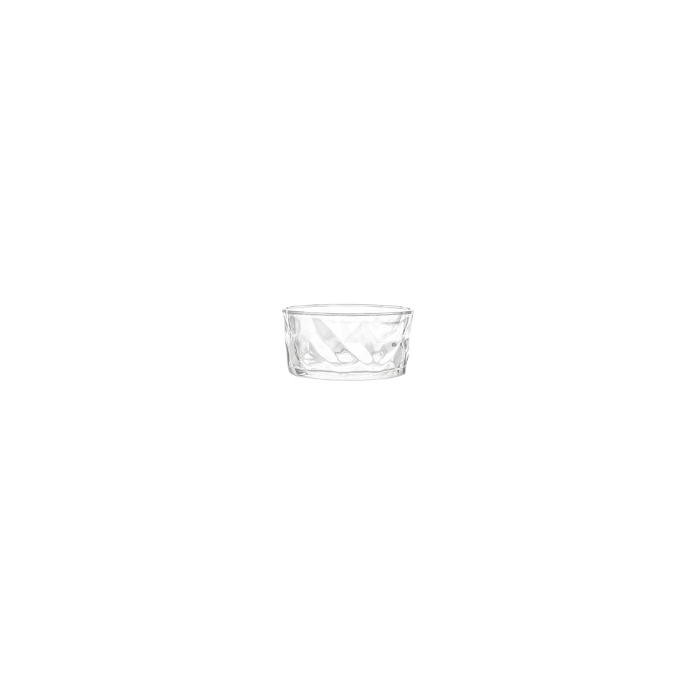 Premium dia.3.5" h:1.5" 5 oz. Round White Polycarbonate Bowl