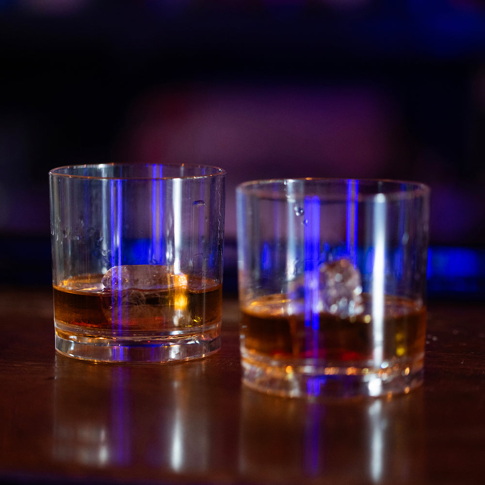 Premium dia.3" h:3" 8 oz. Round Clear Polycarbonate Whisky Glass