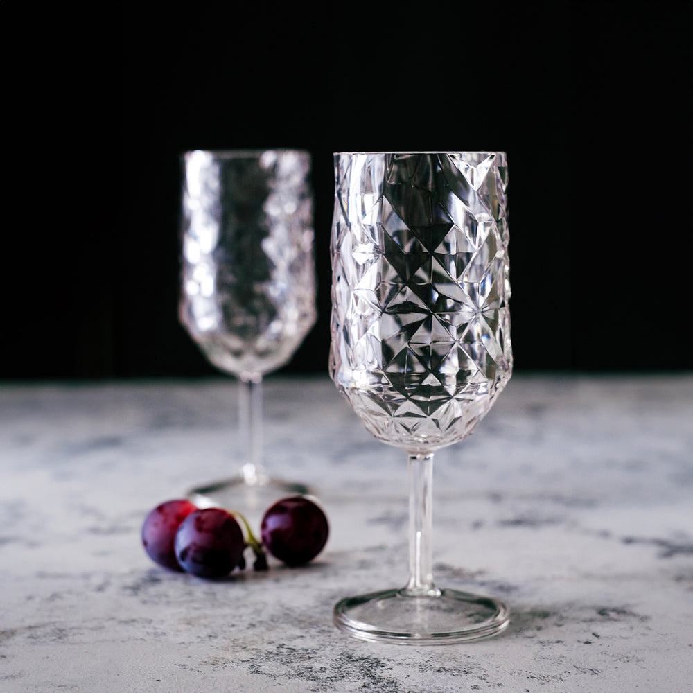 Prism dia.2.75" h:8.25" 14 oz. Round Clear Polycarbonate Goblet