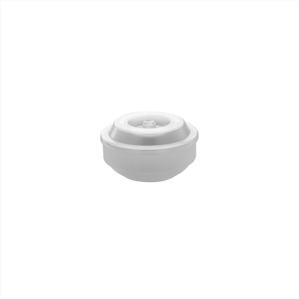 Rubikap Cover dia.4.75" h:0.75" Round Clear Polycarbonate Plate Cover