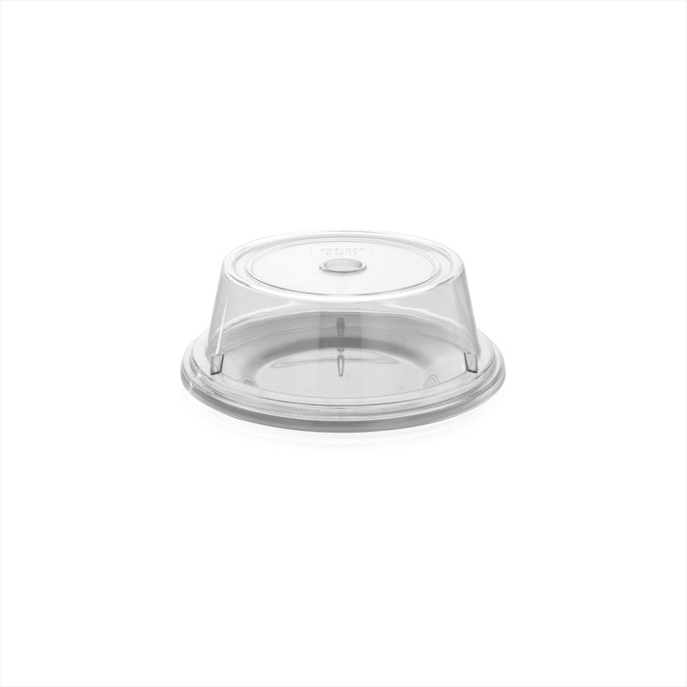 Rubikap Cover dia.6.75" h:2.5" Round Clear Polycarbonate Plate Cover