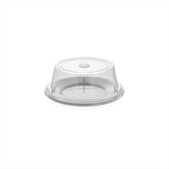 Rubikap Cover dia.6.75" h:2.5" Round Clear Polycarbonate Plate Cover