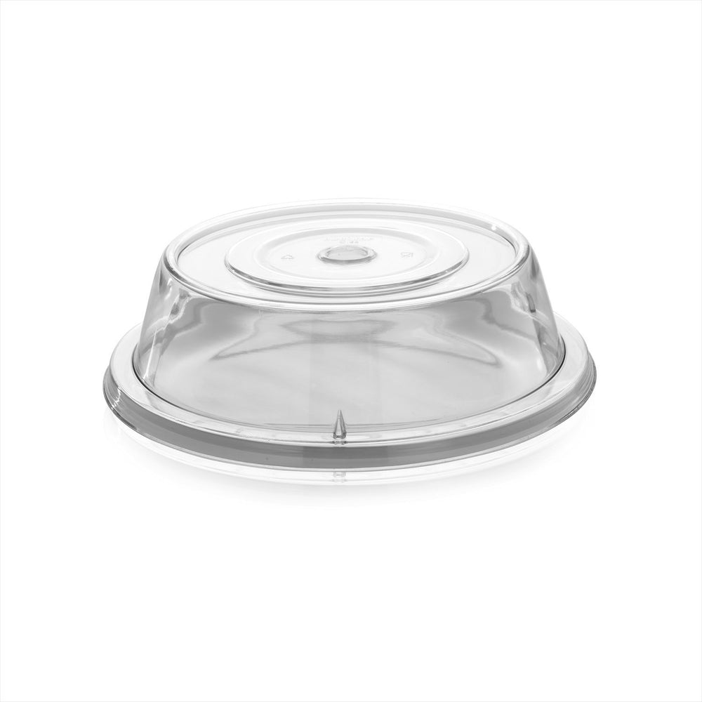 Rubikap Cover dia.10.25" h:2.75" Round Clear Polycarbonate Plate Cover