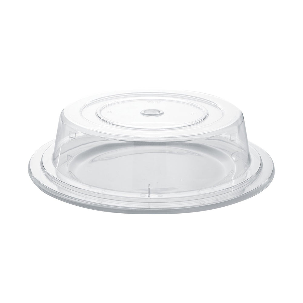 Rubikap Cover dia.12.25" h:3" Round Clear Polycarbonate Plate Cover