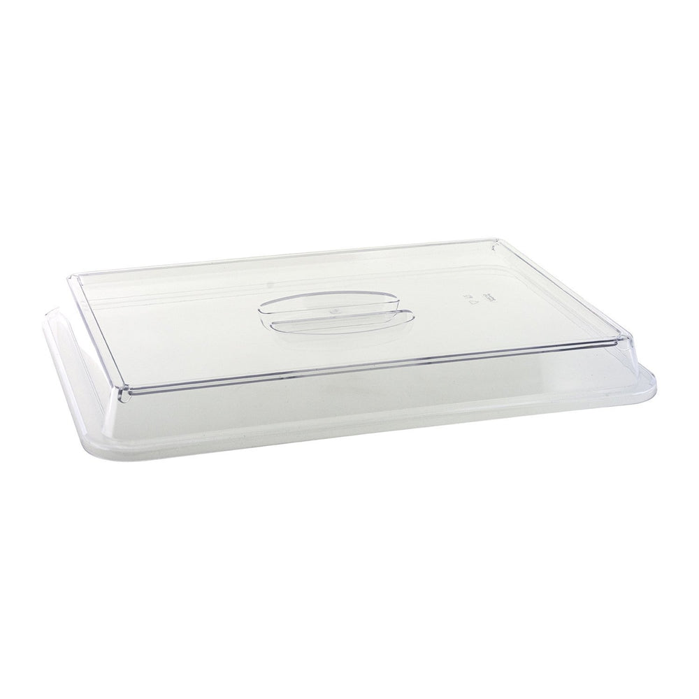 Rubikap Institutional 15.75" x 15.75" Rectangular Clear Polycarbonate Compartment Tray Cover