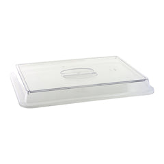 Rubikap Institutional 15.75" x 15.75" Rectangular Clear Polycarbonate Compartment Tray Cover