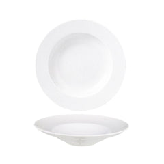 Delta dia.10" h:2" 10 oz. Round White Porcelain Bowl