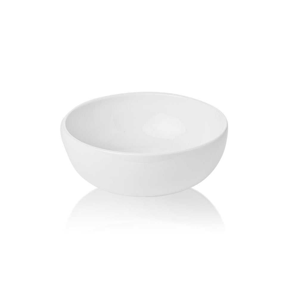 Santa Monica dia.5.5" h:2" 15 oz. Round White Porcelain Bowl