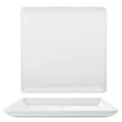 Santa Monica 6" x 6" Square White Porcelain Plate